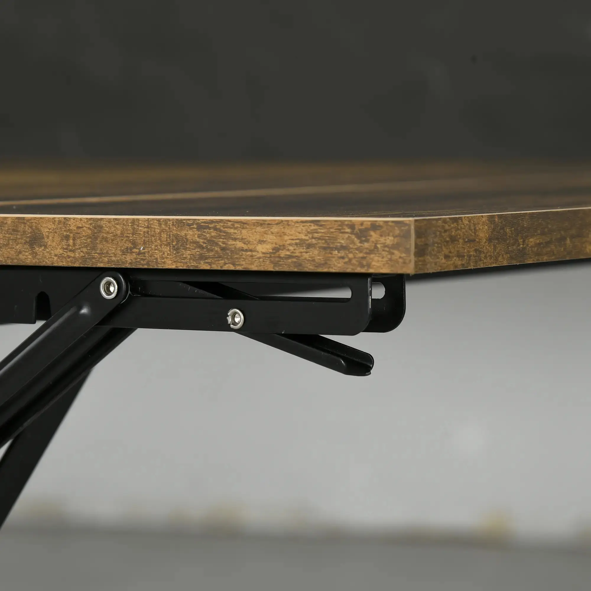 Masa pliabila Homcom 83A-150V80RB (Rustic Brown) - 9