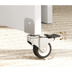 Стол складной Homcom 83A-201V00AK (Oak/White) Thumb