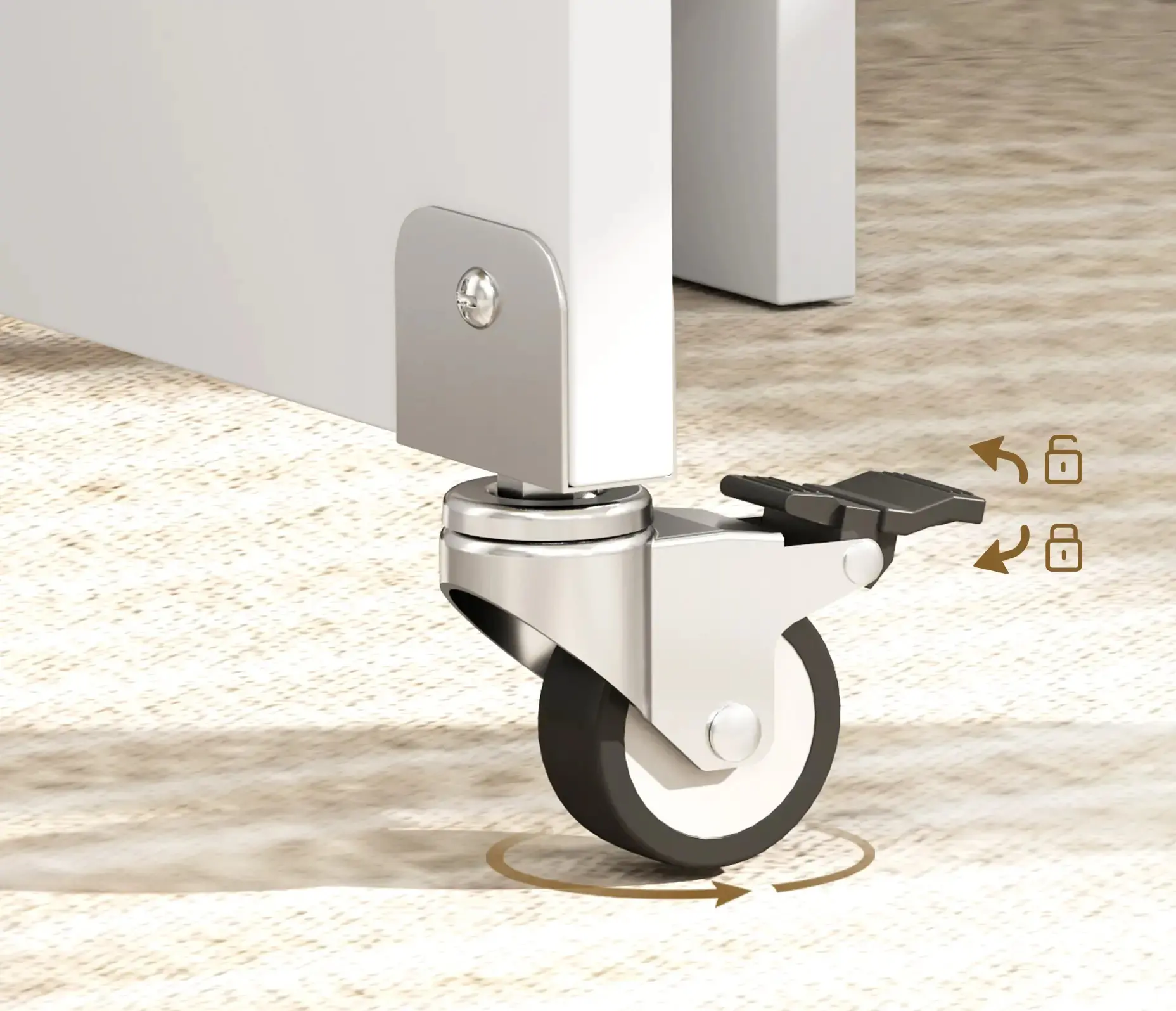 Стол складной Homcom 83A-201V00AK (Oak/White) - 5