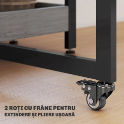 Masa pliabila Homcom 83A-296V00GY (Grey) Thumb