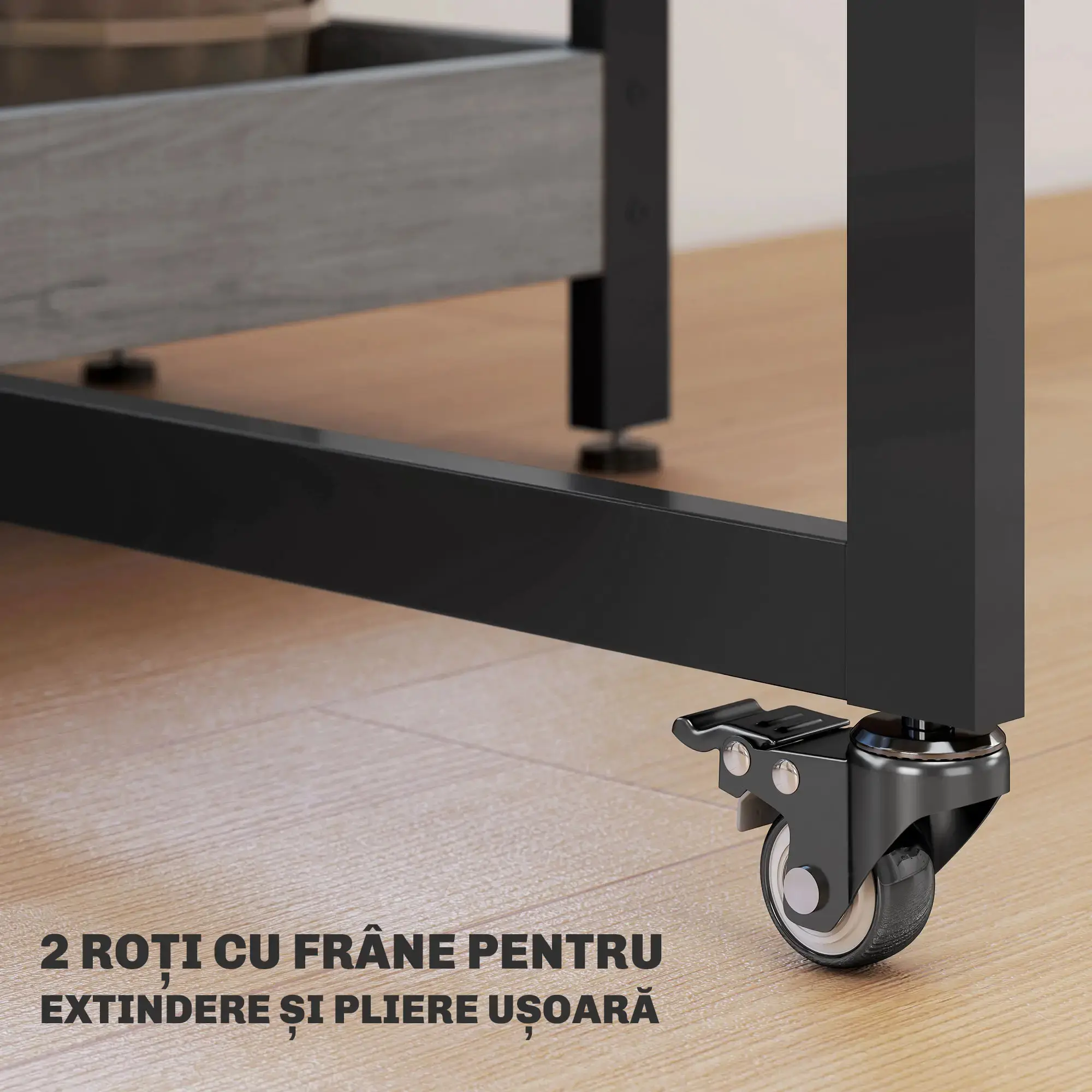 Masa pliabila Homcom 83A-296V00GY (Grey) - 6