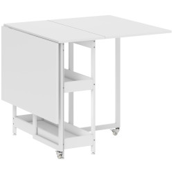 Masa pliabila Homcom 83A-296V00WT (White) Thumb