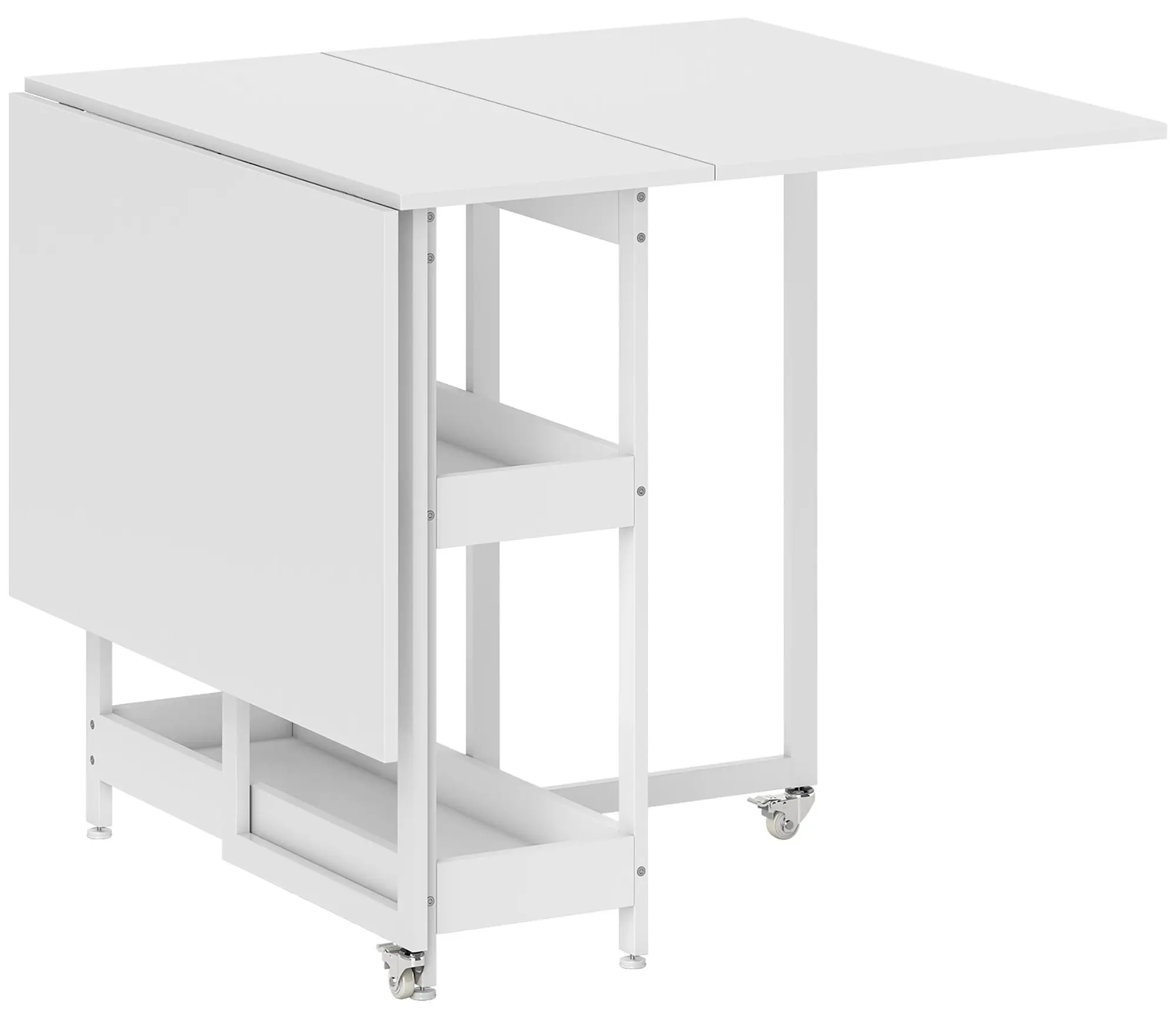 Masa pliabila Homcom 83A-296V00WT (White) - 4
