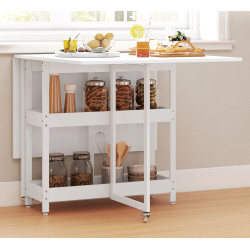 Masa pliabila Homcom 83A-296V00WT (White) Thumb