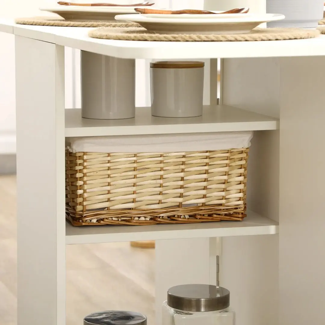 Masa-tumba Homcom 835-928V00WT 120x80x75 cm (White)