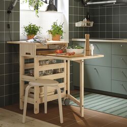 Masa plianta mobila Ikea Resaro 41/63/123x91x64 (Pin)