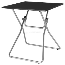 Складной стол Ikea Gunde 67x67 (Черный)