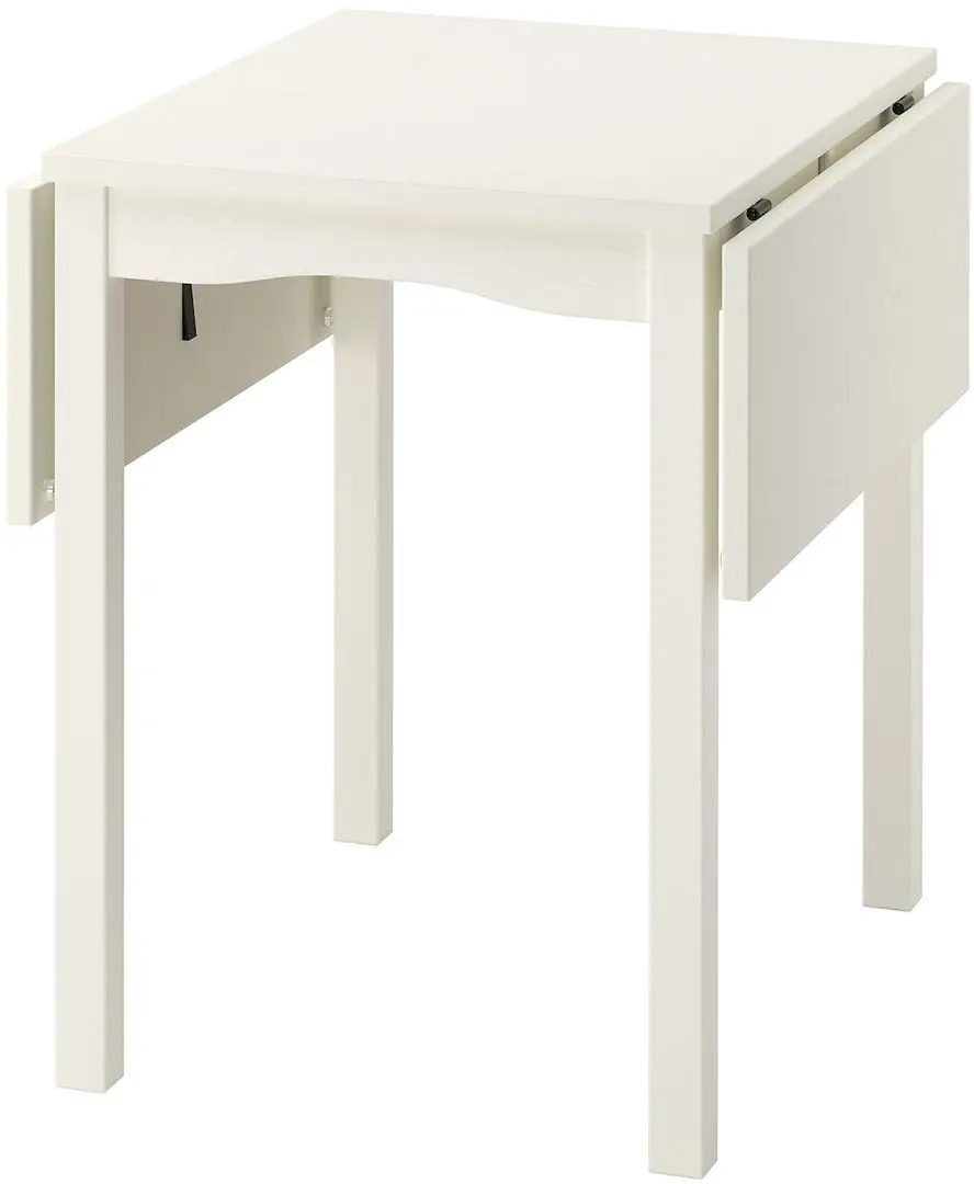 Masa plianta Ikea Hauga 55/82/109x74cm (Alb)