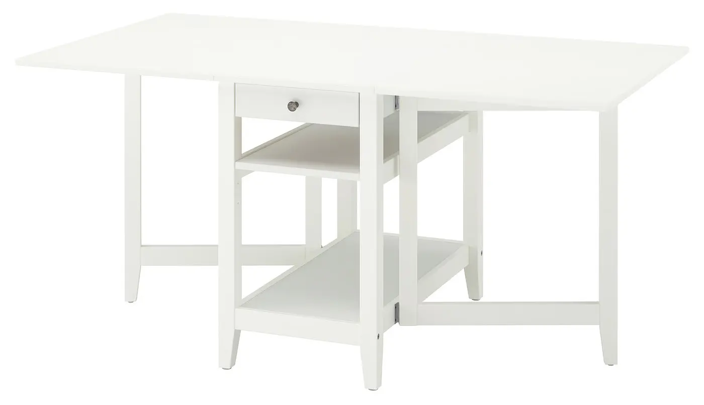 Складной стол Ikea Nasinge 48/104/159x85 (Белый) - 2