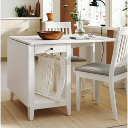 Складной стол Ikea Nasinge 48/104/159x85 (Белый)