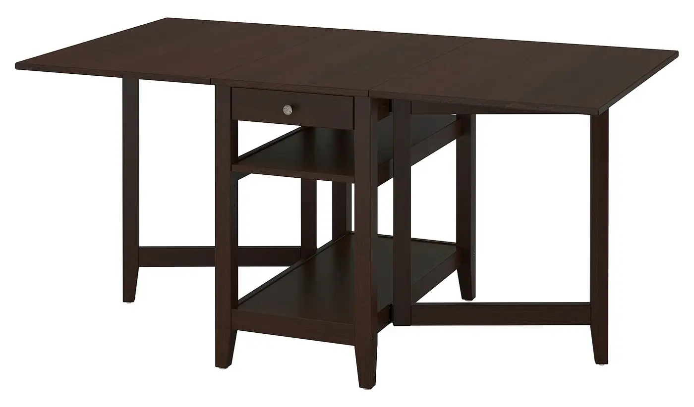 Складной стол Ikea Nasinge 48/104/159x85 (Коричневый) - 2