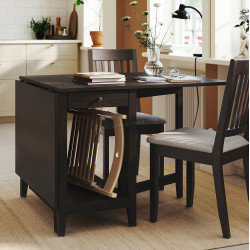Складной стол Ikea Nasinge 48/104/159x85 (Коричневый)