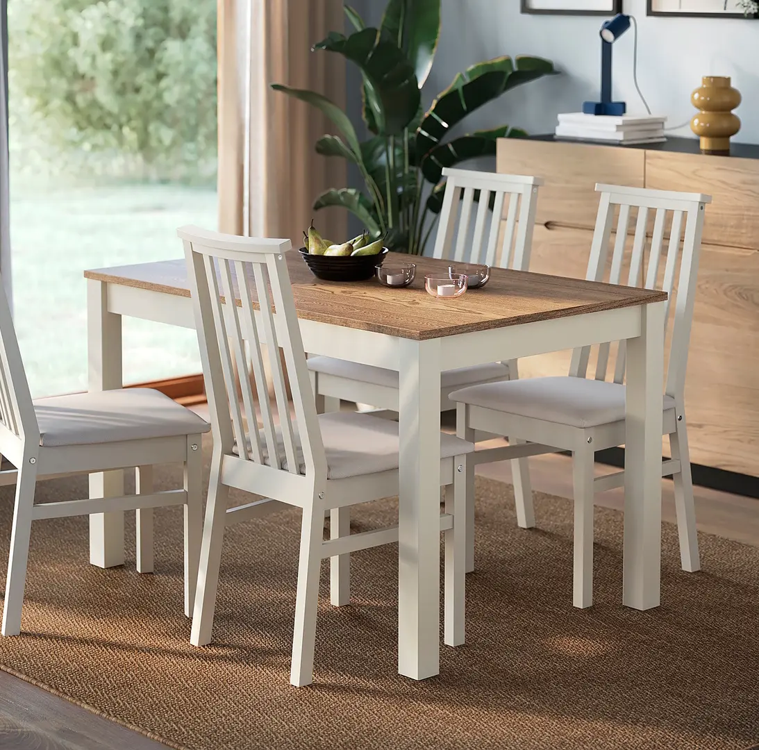 Masa Ikea Alhult 120x80 (Bej/Maro)