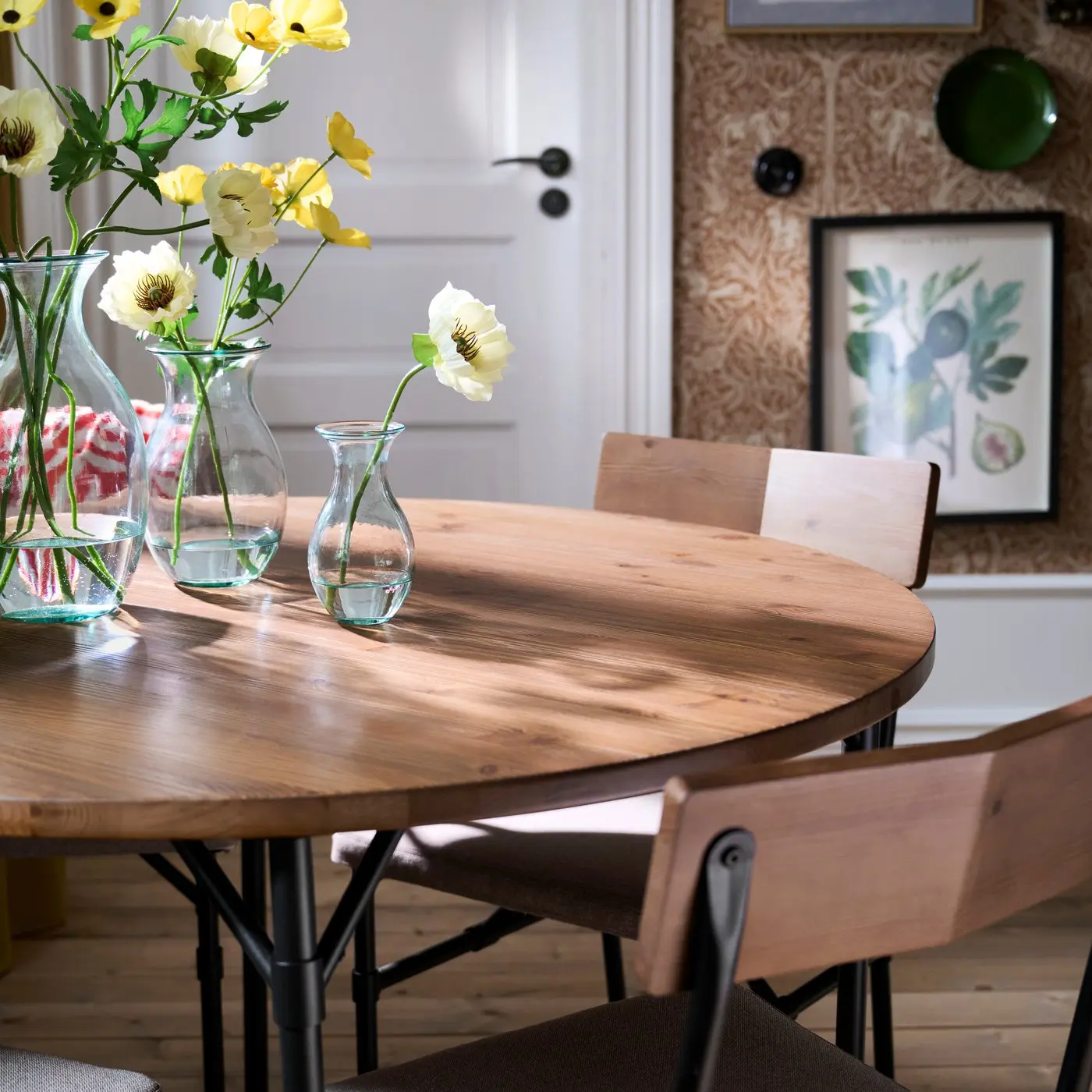 Стол Ikea Grotan 105 см (Сосна/Коричневый) - 4