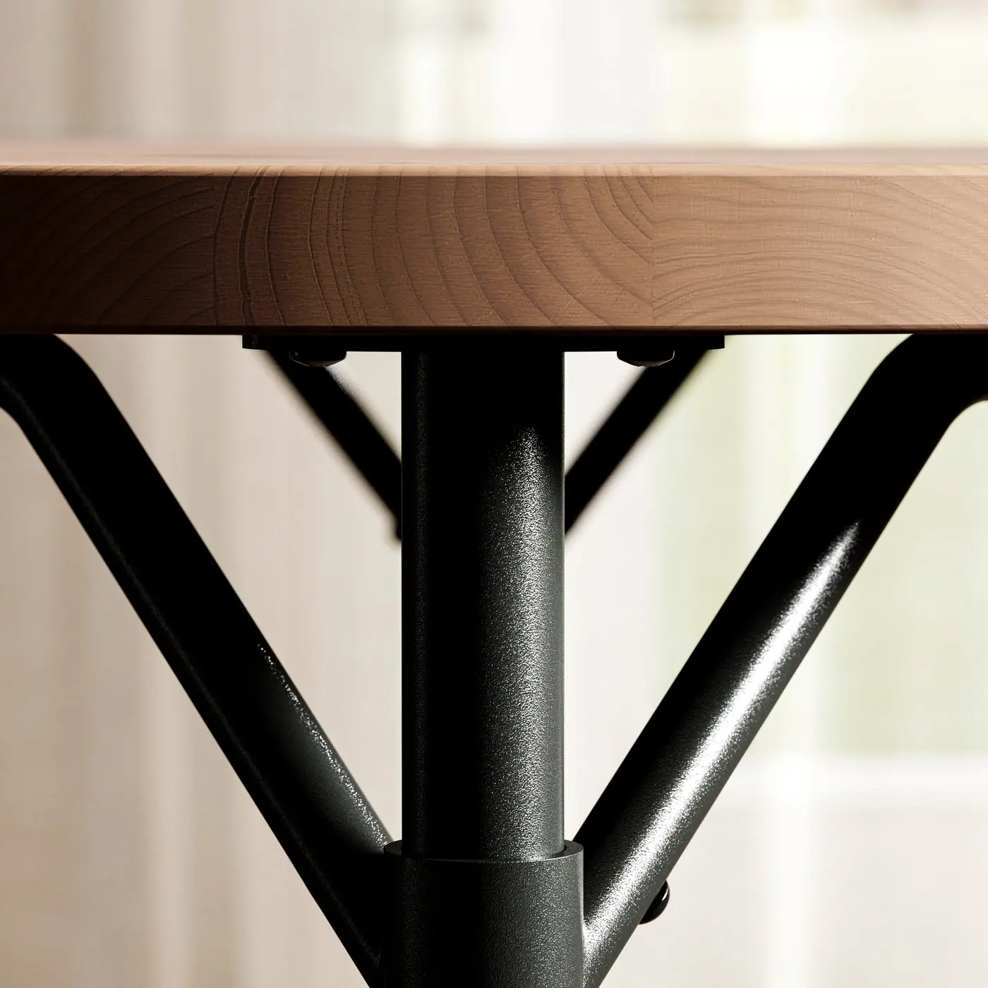 Стол Ikea Grotan 80 см (Коричневый) - 2