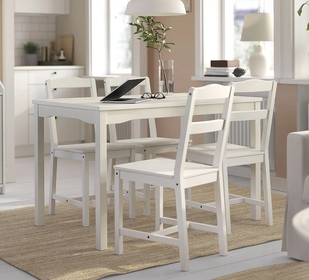 Masa Ikea Hauga 118x74 (Alb)