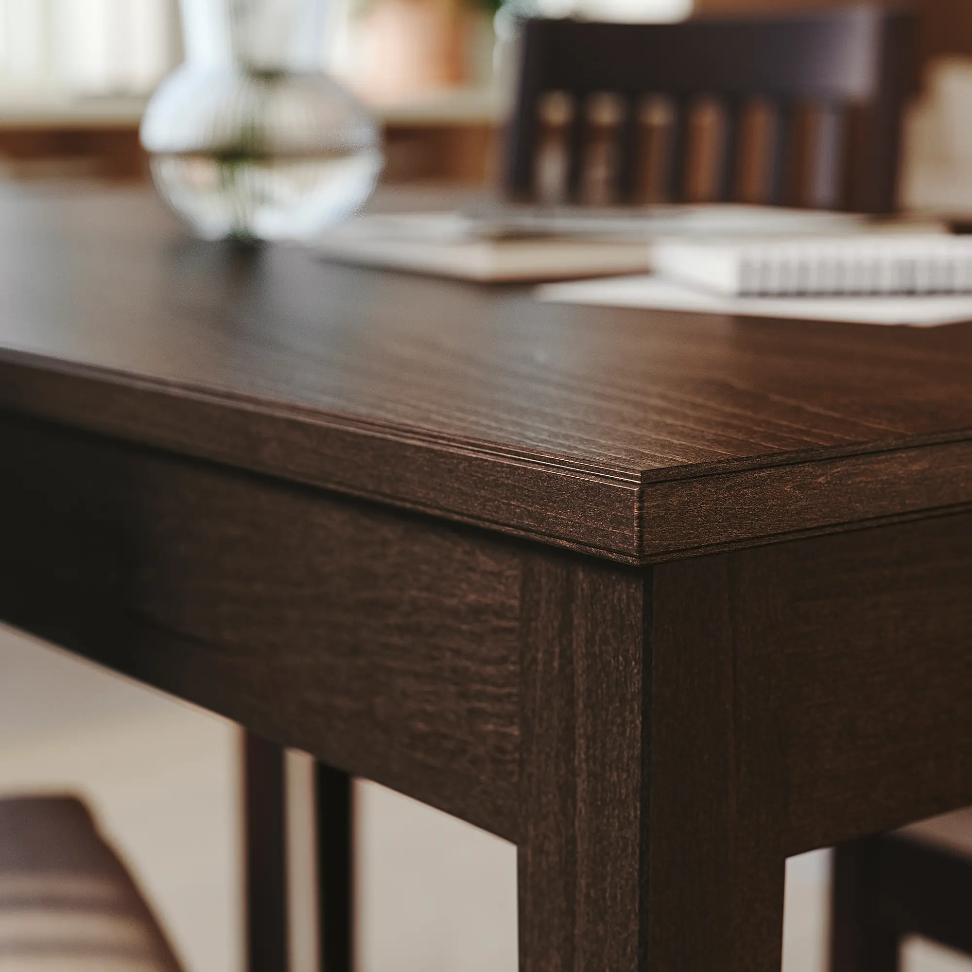 Masa Ikea Nasinge 130x80 (Maro/Fag)