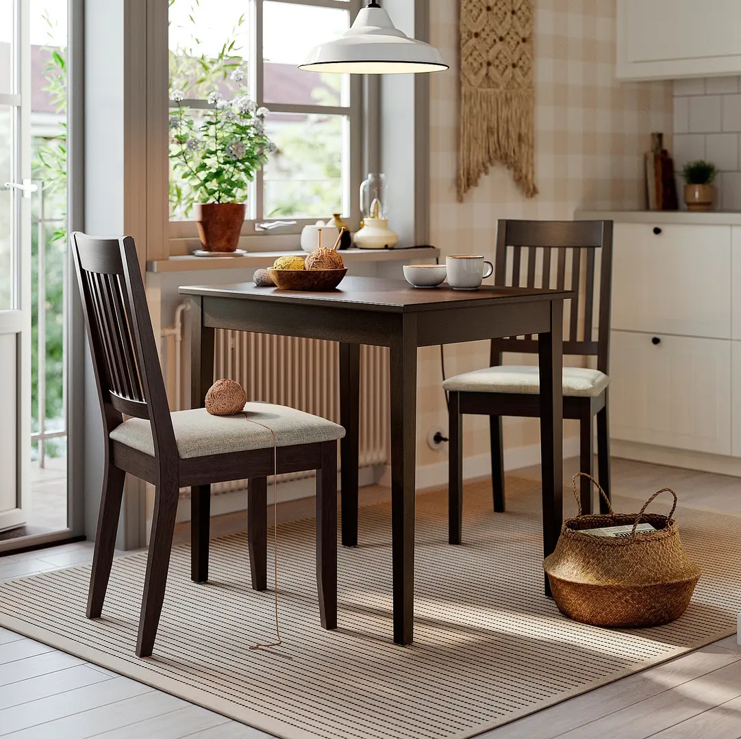 Стол Ikea Nasinge 80x60 (Коричневый/Бук)