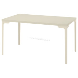 Стол Ikea Skalsta 140x80 (Светло-серо-бежевый)