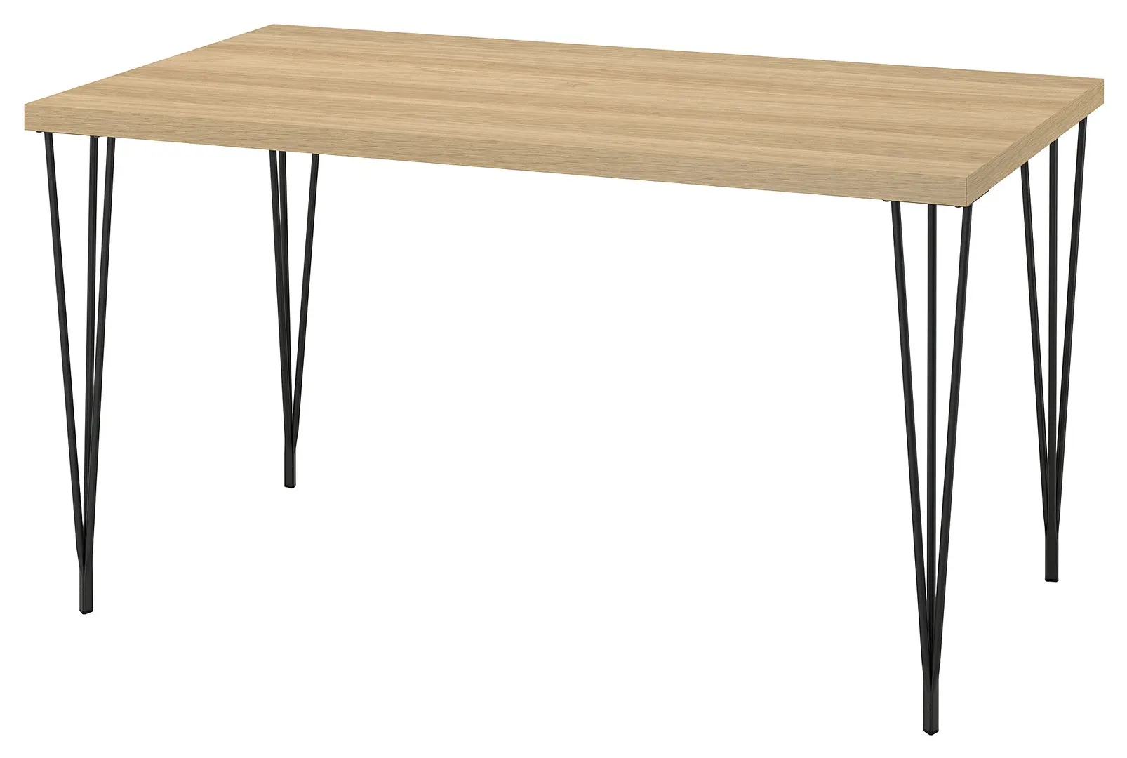 Masa Ikea Skalsta ac de par 140x80 (Stejar/Negru-gri)