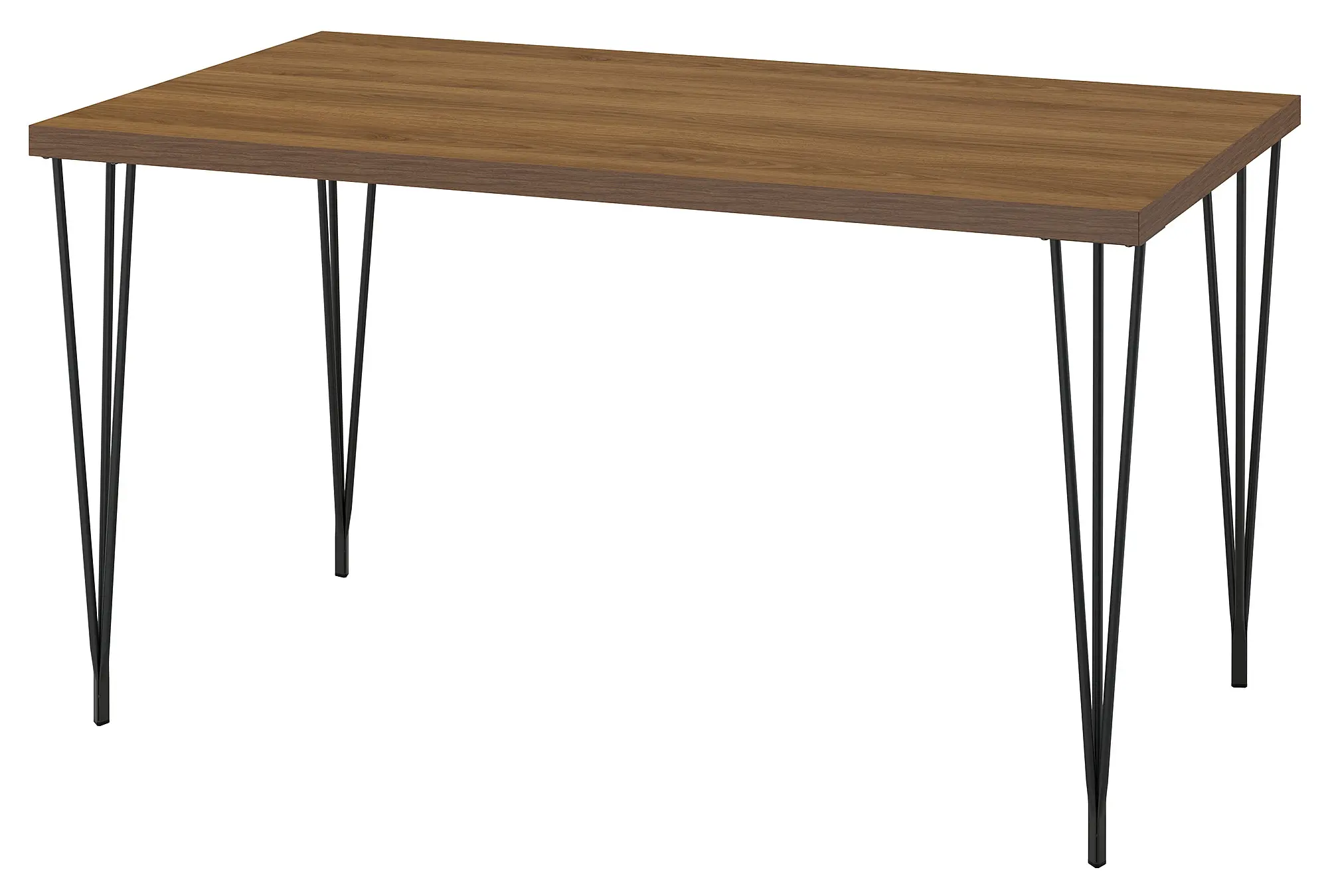 Masa Ikea Skalsta ac de par 140x80 (Nuc/Negru-gri)