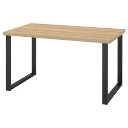 Masa Ikea Skalsta U 140x80 (Stejar/Negru-gri) Thumb