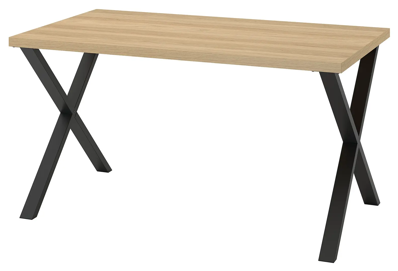Masa Ikea Skalsta X 140x80 (Stejar/Negru-gri)