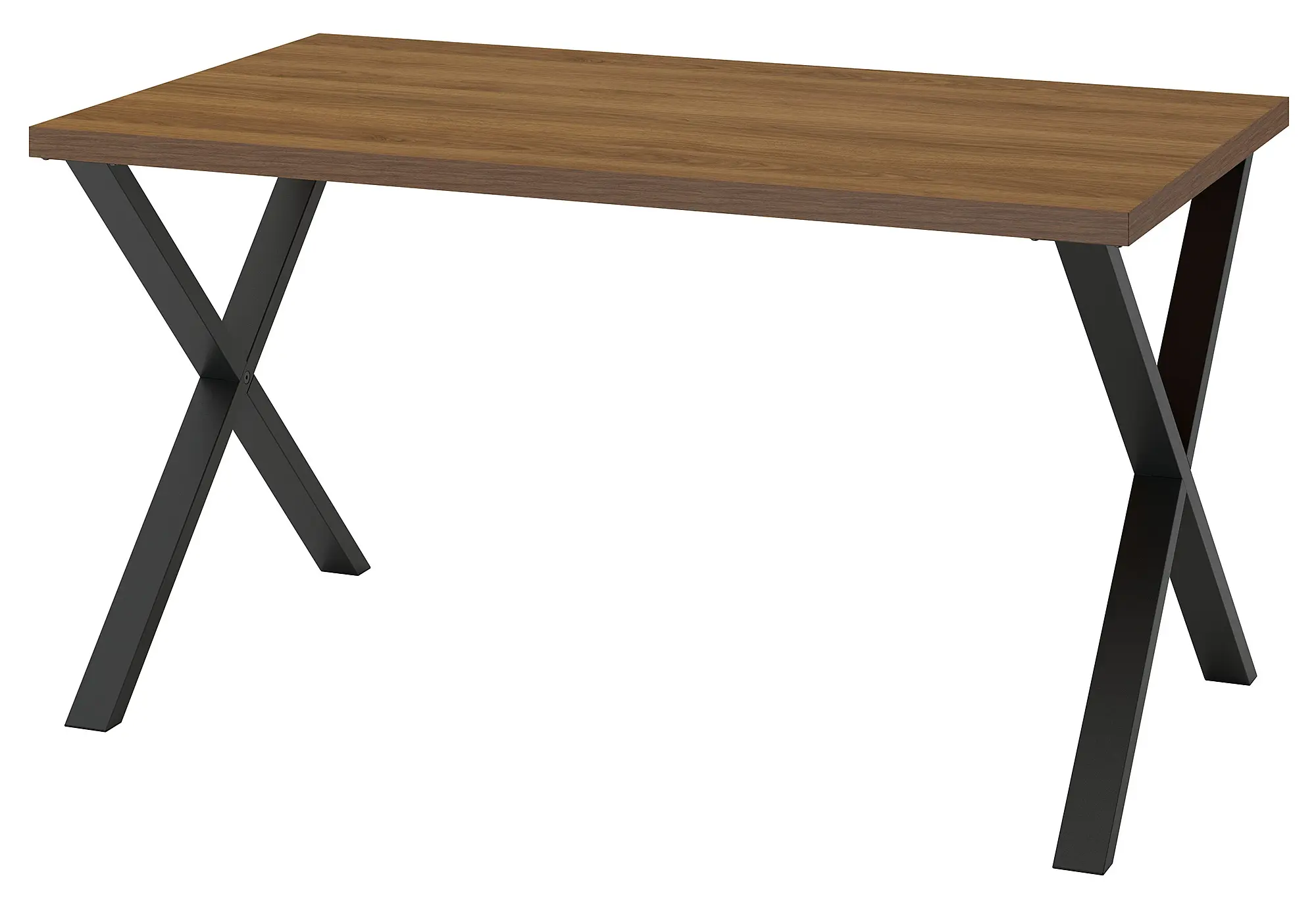 Masa Ikea Skalsta X 140x80 (Nuc/Negru-gri)