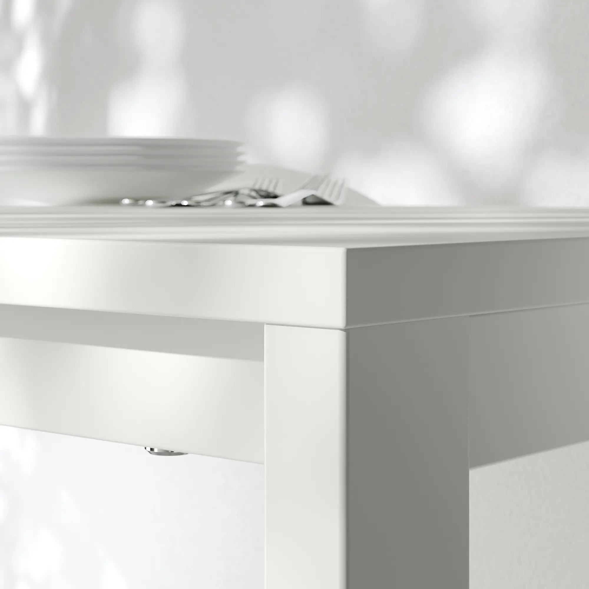 Masa Ikea Vihals 74x74 (Alb)