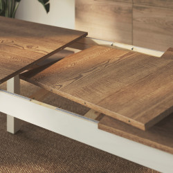 Masa extensibila Ikea Alhult 170/220x80 (Bej/Maro) Thumb