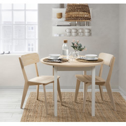 Masa extensibila Ikea Gaperhult 90/120x90 (Frasin/Alb) Thumb