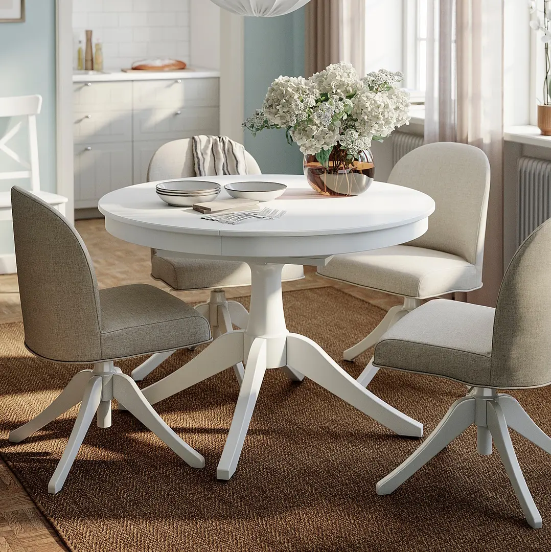 Masa extensibila Ikea Rosentorp 110/155 (Alb)