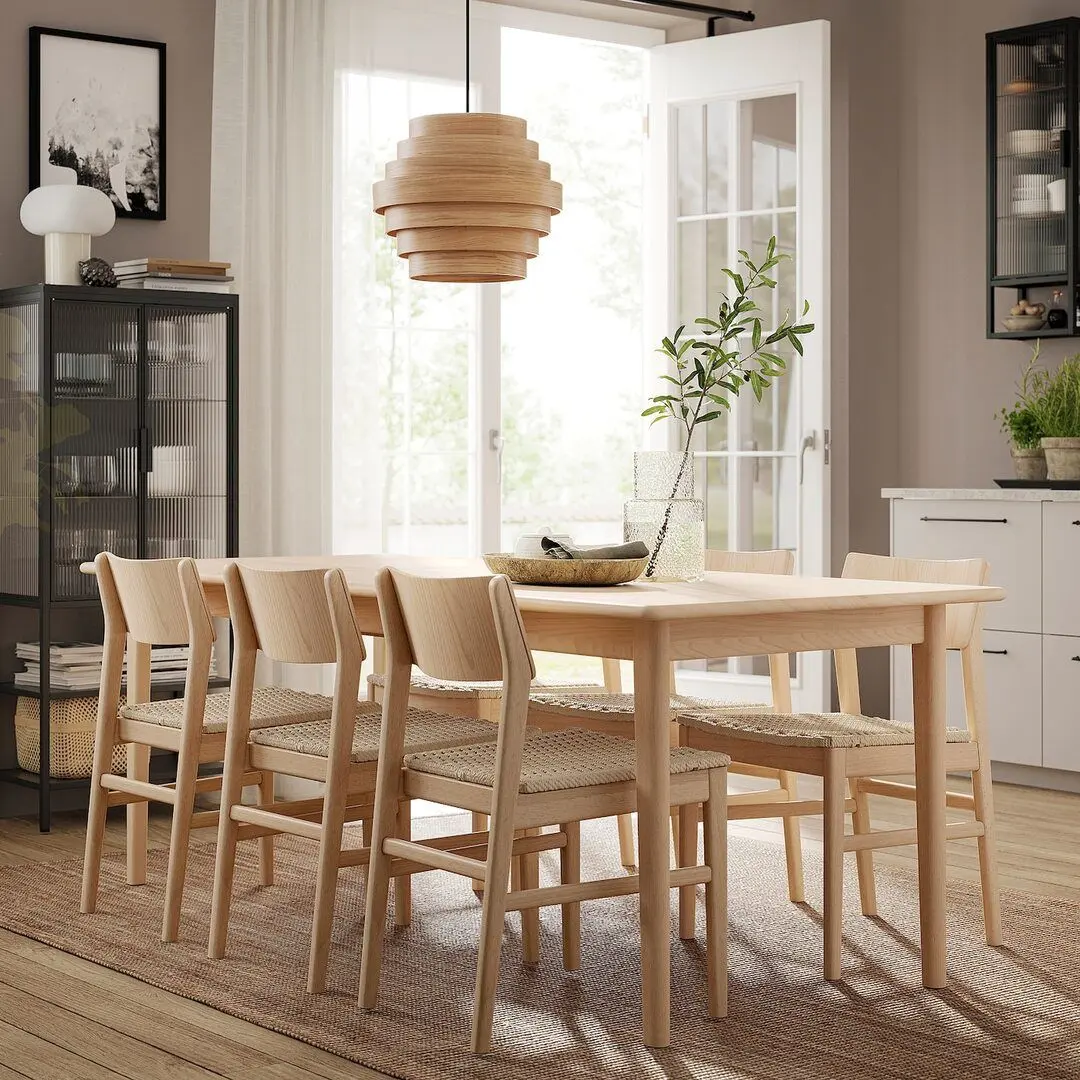 Masa extensibila Ikea Skansnas 150/205x90 (Fag deshis/Furnir)