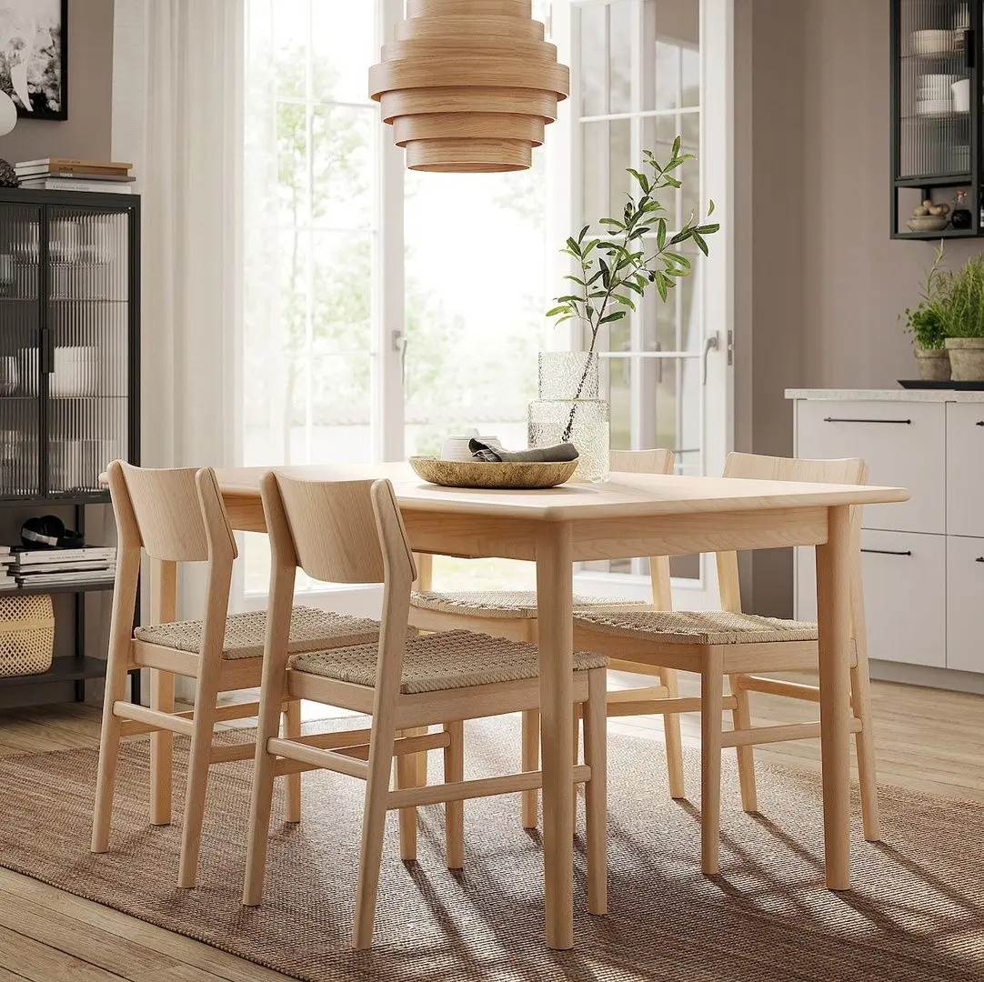 Masa extensibila Ikea Skansnas 150/205x90 (Fag deshis/Furnir)