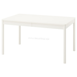 Стол раскладной Ikea Tonstad 140/196x85 (Грязный белый)