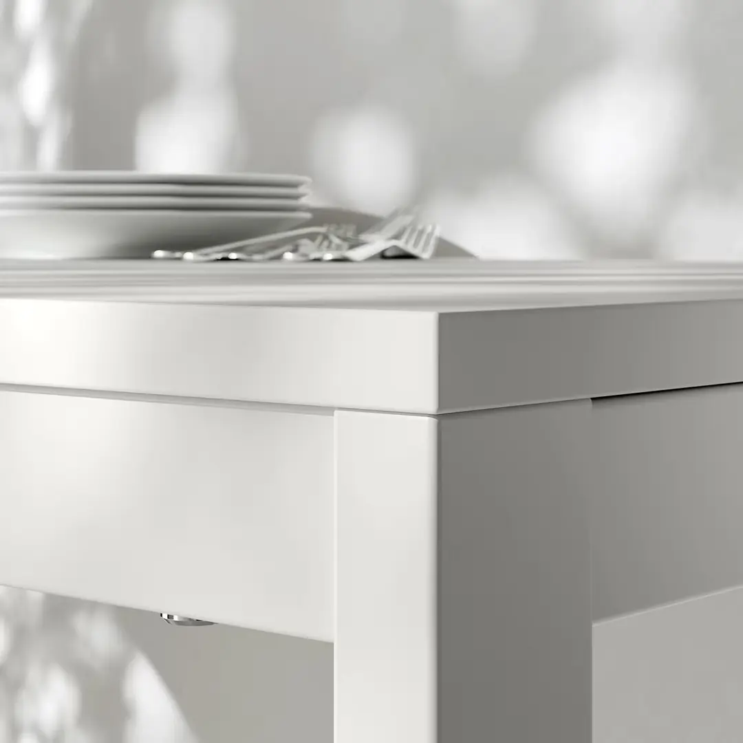 Masa extensibila Ikea Vihals 120/180x74 (Alb)