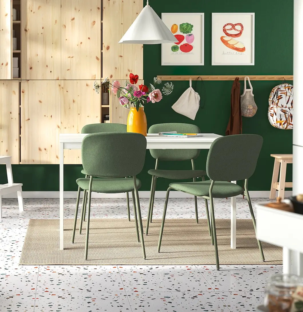 Masa extensibila Ikea Vihals 120/180x74 (Alb)