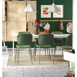 Masa extensibila Ikea Vihals 120/180x74 (Alb) Thumb