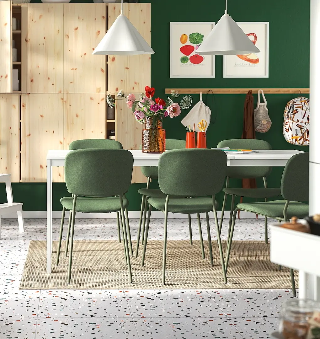 Masa extensibila Ikea Vihals 120/180x74 (Alb)