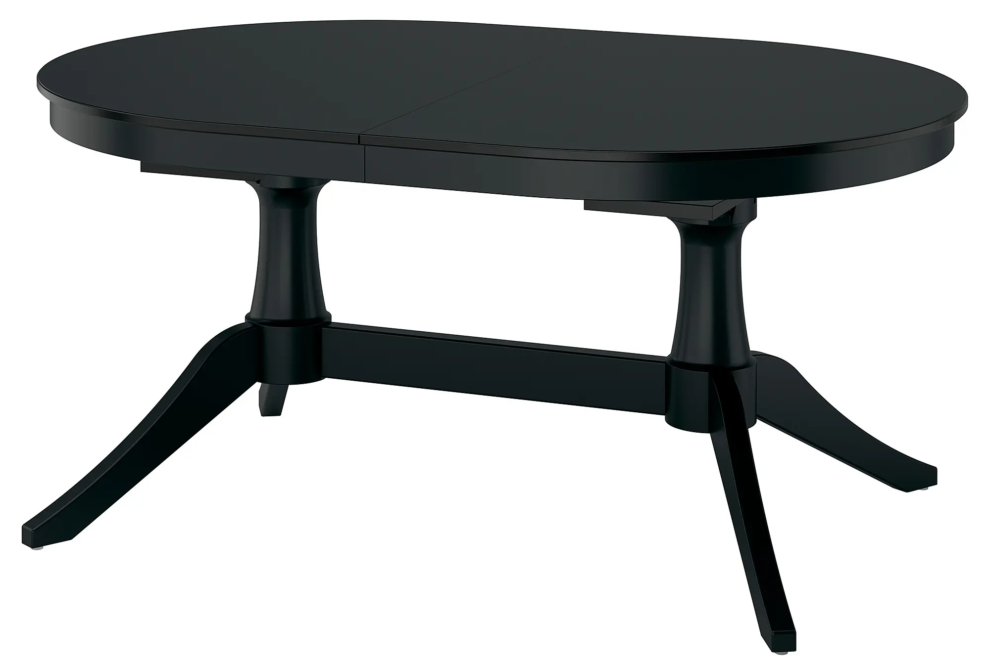 Стол раздвижной Ikea Rosentorp 160/215x110 (Черный) - 2