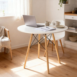 Стол Jumi CM-328730 (White/Natural)