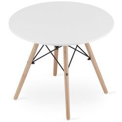 Masa Leobert Maksi 49x60 (White/Beech) Thumb