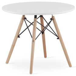 Masa Leobert Maksi 49x60 (White/Beech) Thumb