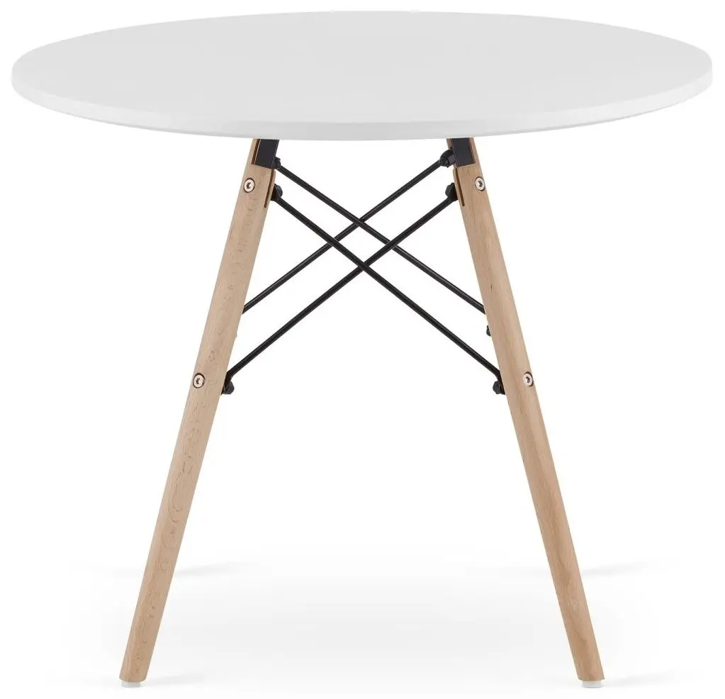 Masa Leobert Maksi 49x60 (White/Beech)