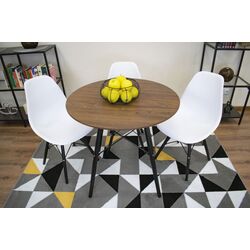 Стол Leobert Todi 75x80 (Brown/Black) Thumb