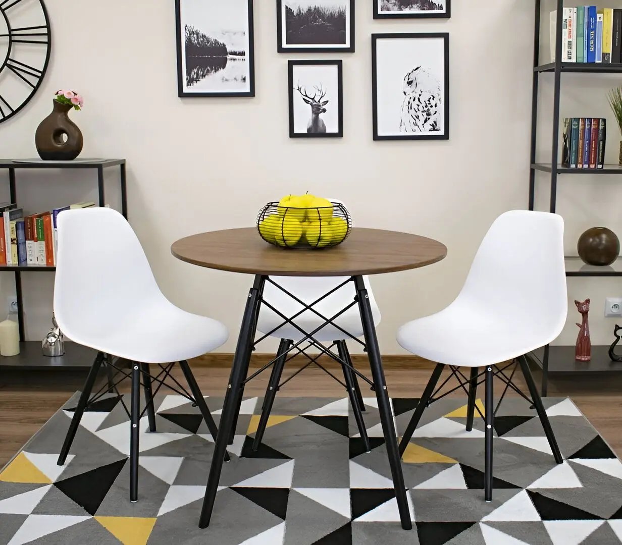 Стол Leobert Todi 75x80 (Brown/Black)