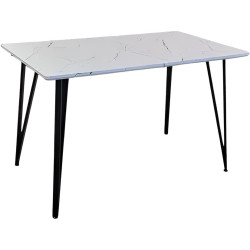 Masa Magnusplus DT 1002S 110x60 (White Marble) Thumb