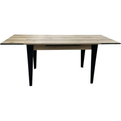 Masa extensibila Magnusplus Begum 120/180x75 Delta (Wood/Black) Thumb