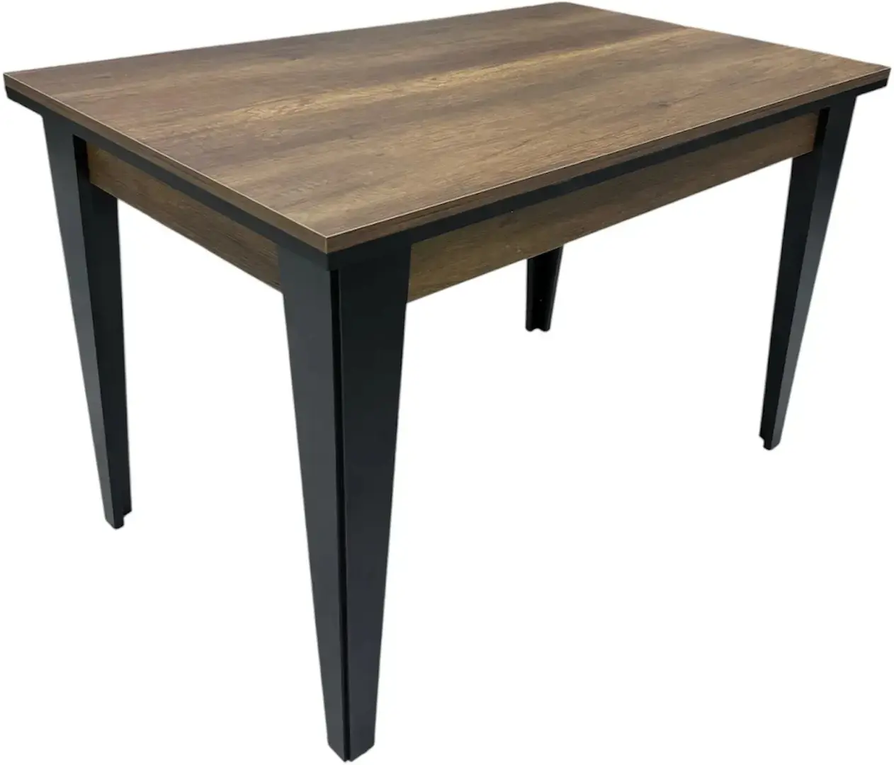 Masa extensibila Magnusplus Begum 130/200x80 Barok (Wood/Black)