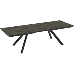 Masa extensibila Magnusplus Corin 200/278x100 Irony (Dark Grey/Black) Thumb